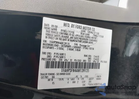 2010 Ford Focus Se from USA, damaged, VIN 1FAHP3FN4AW139135